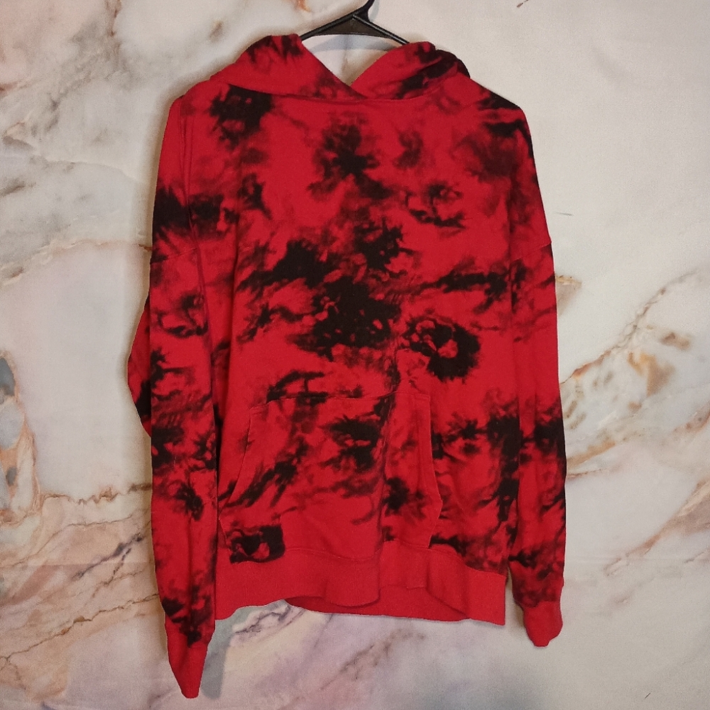 No Boundaries Red Tie Dye‎ Hoodie